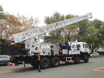 陜西省煤田地質(zhì)局訂購我廠(chǎng)BZC600LCCA車(chē)載水井鉆機